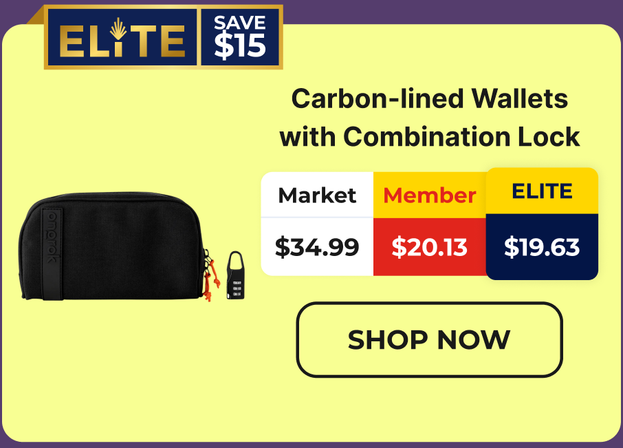 Carbon-lined Wallets with Combination Lock