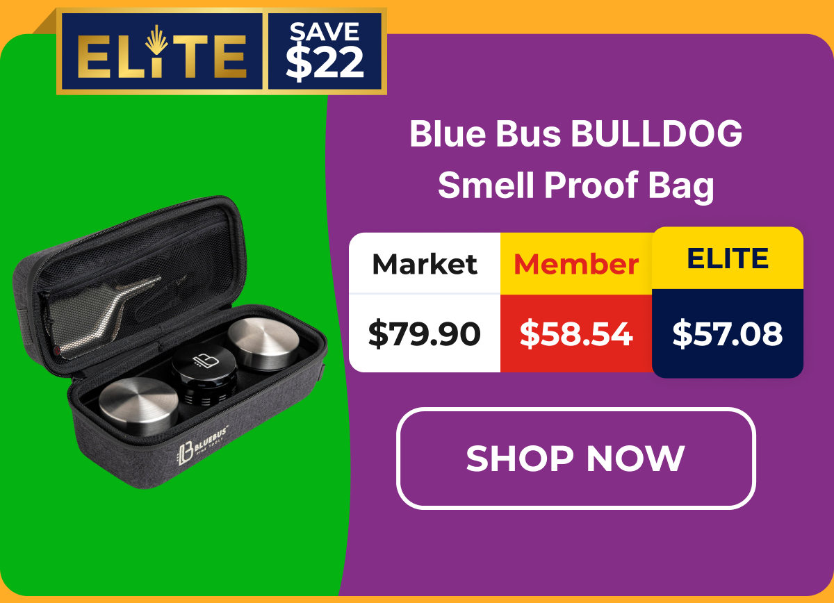 Blue Bus BULLDOG Smell Proof Bag