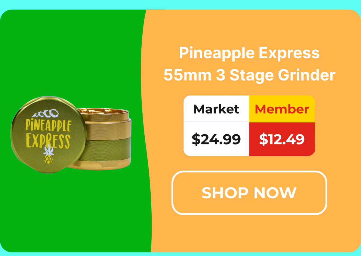 Pineapple Express 55mm 3 Stage Grinder