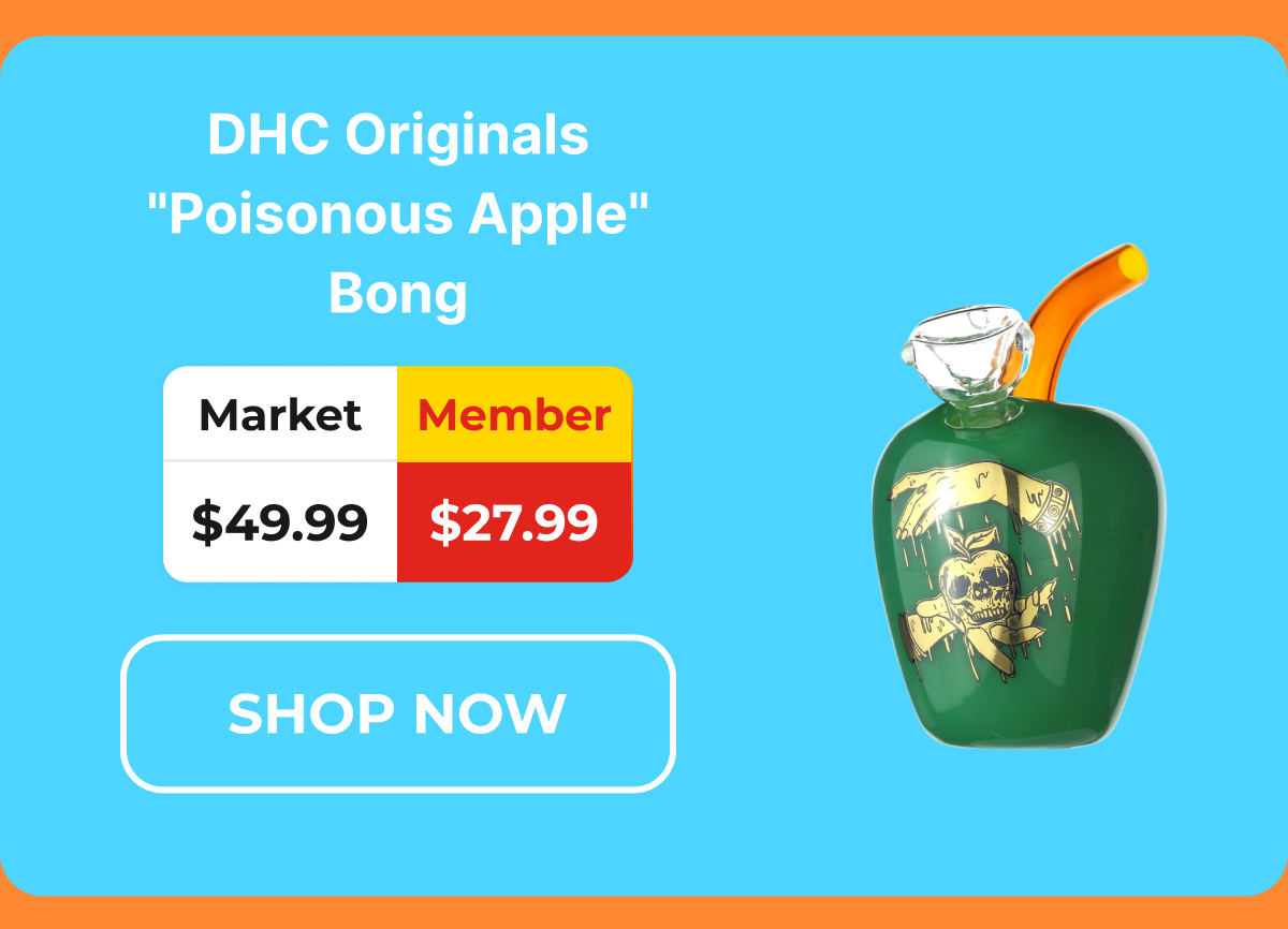 DHC Originals "Poisonous Apple" Bong