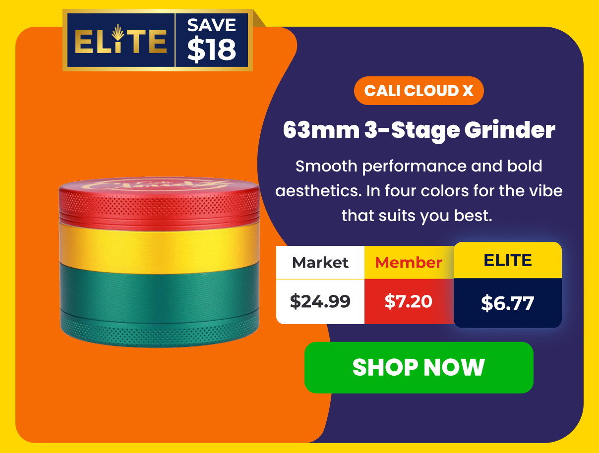 Cali Cloud X 63mm 3-Stage Grinder