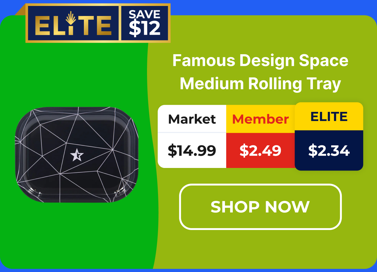 Famous Design Space Medium Rolling Tray