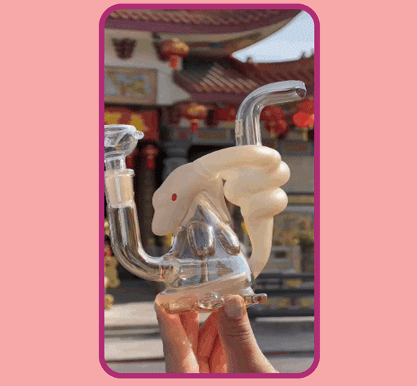 Open up-this month's glass has some major fangs! 