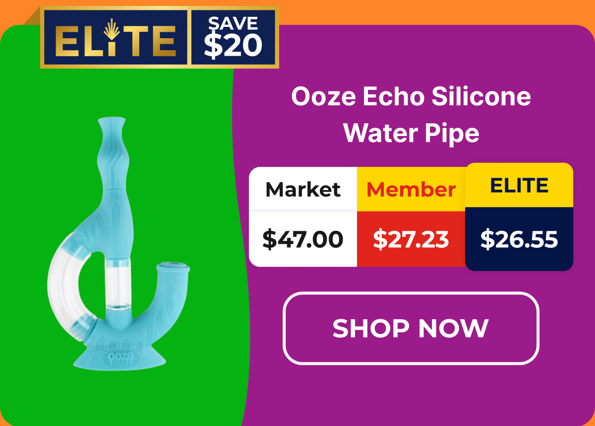 Ooze Echo Silicone Water Pipe