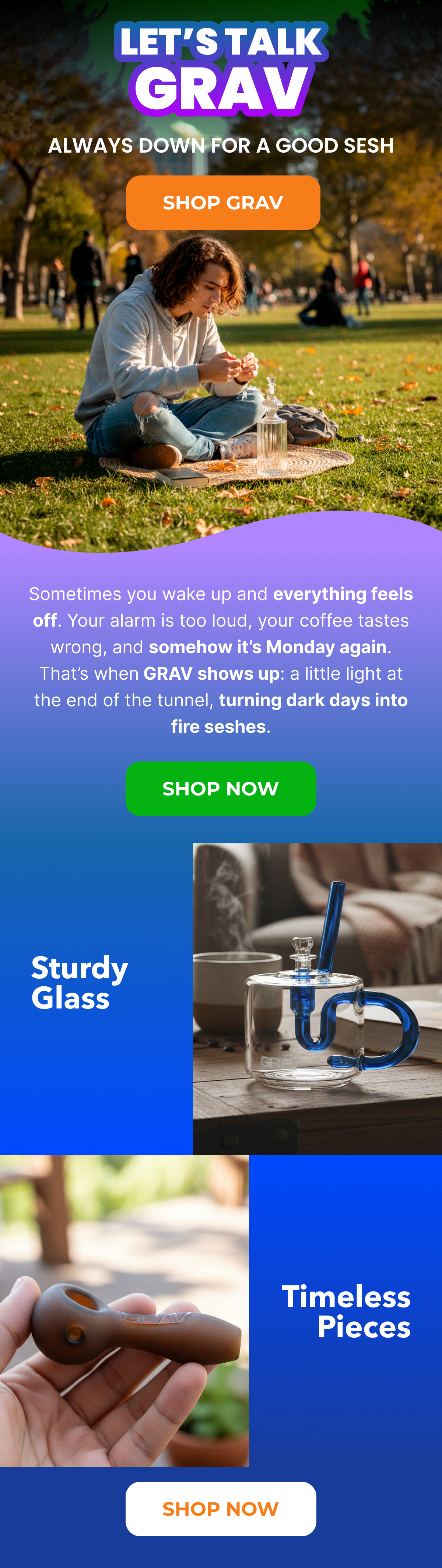 Shop grav