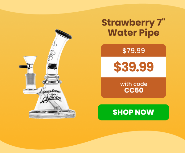 Strawberry 7" Water Pipe