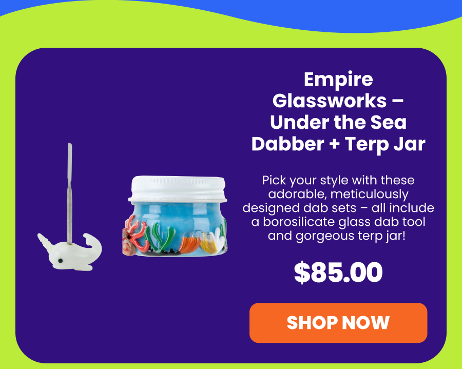 Empire Glassworks - Under the Sea Dabber + Terp Jar