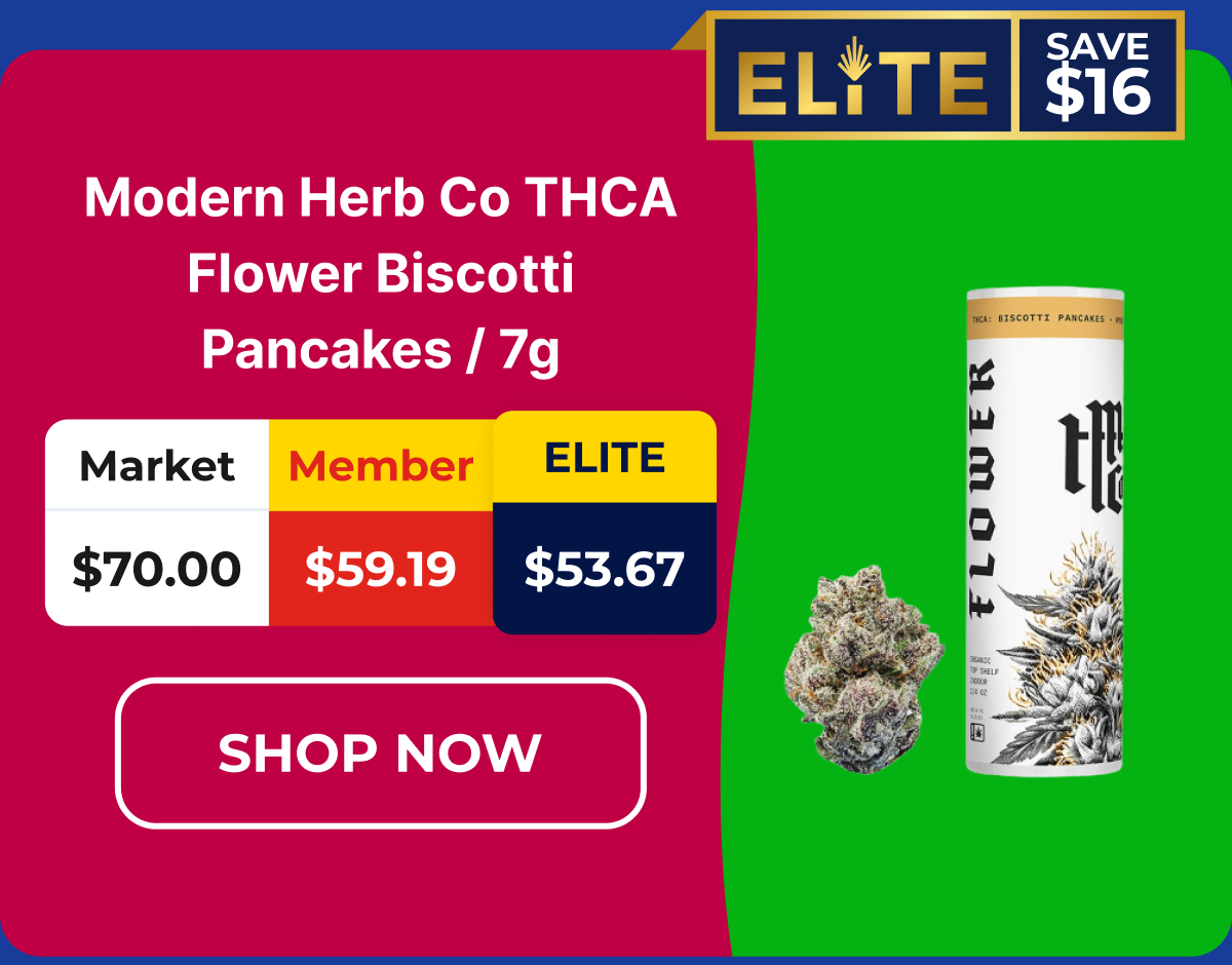 Modern Herb Co THCA Flower Biscotti Pancakes / 7g