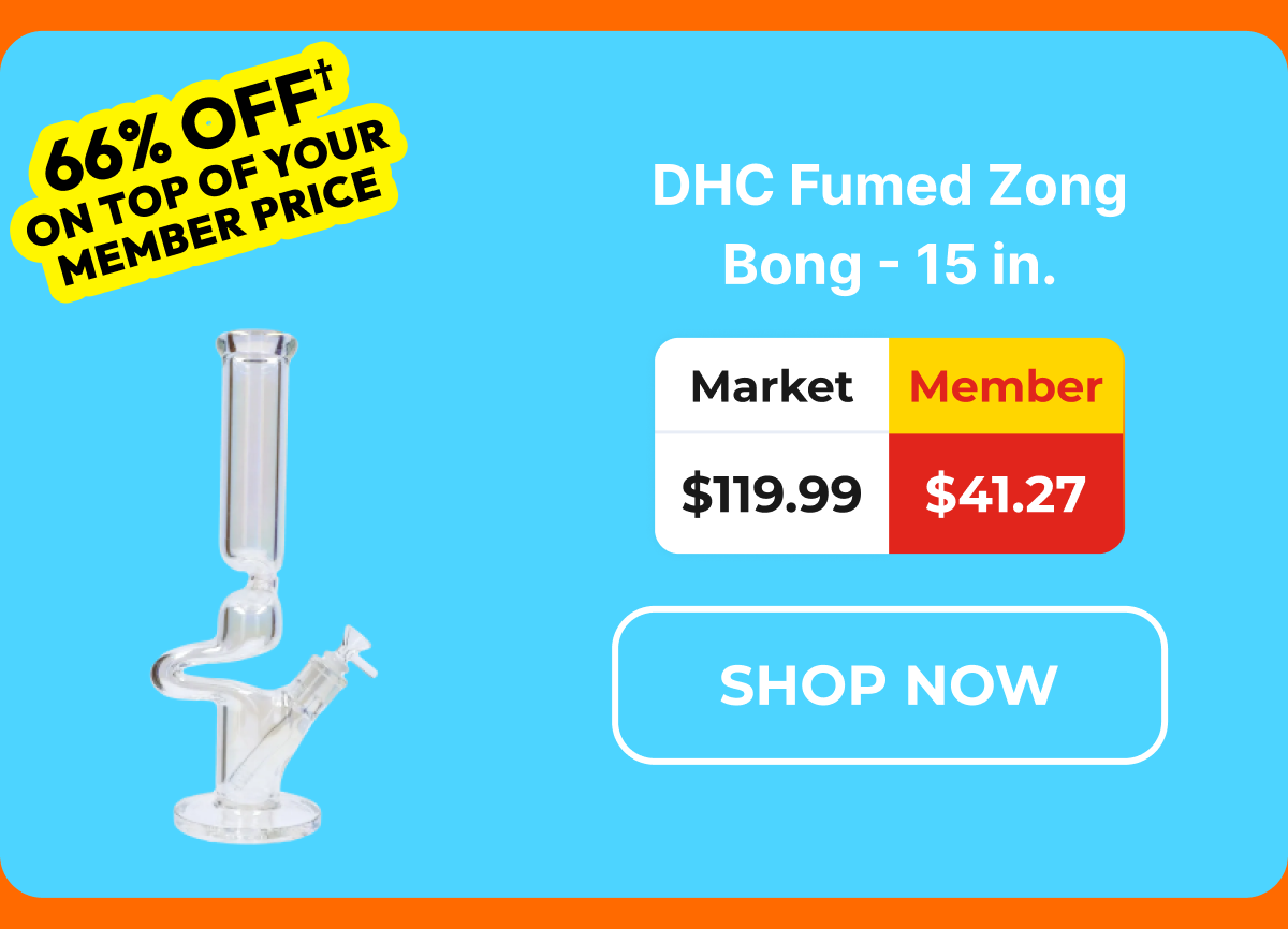 DHC Fumed Zong Bong - 15 in.
