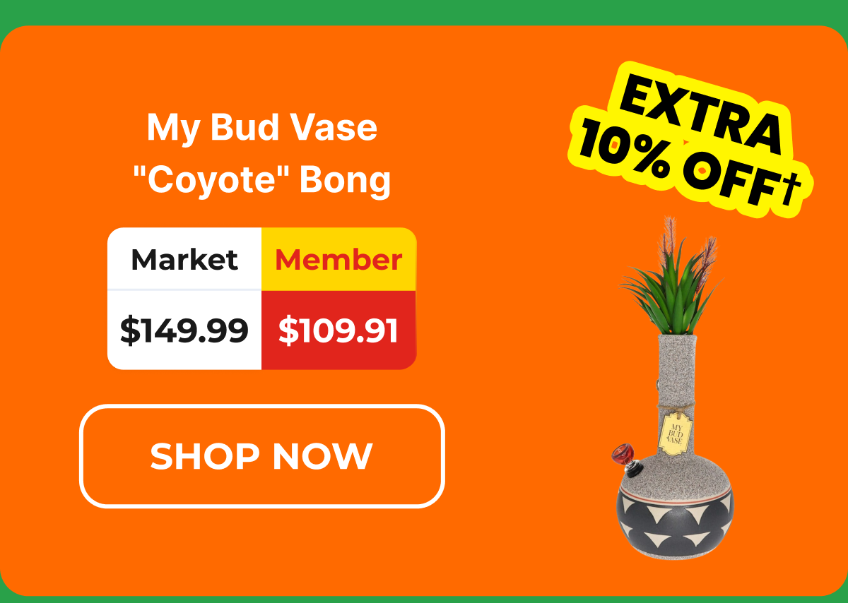 My Bud Vase "Coyote" Bong