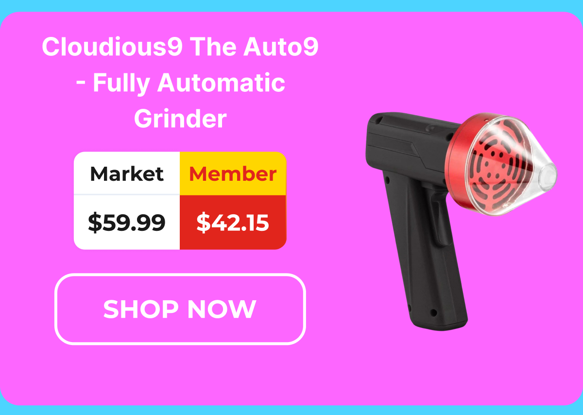 Cloudious9 The Auto9 - Fully Automatic Grinder
