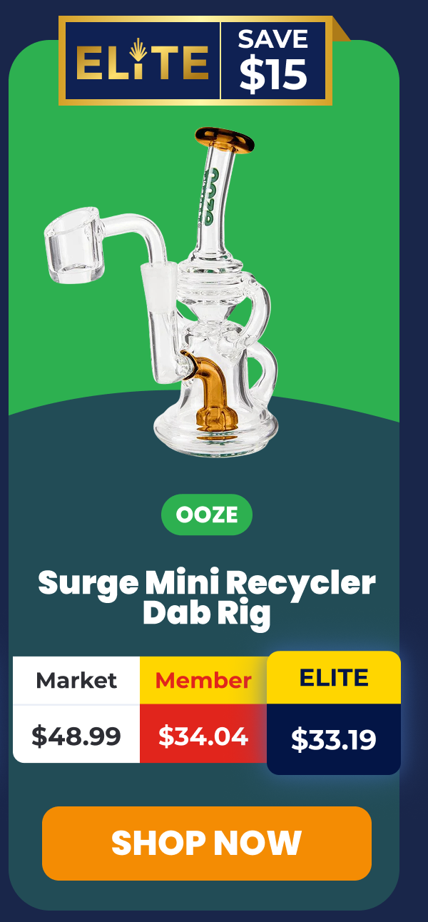Ooze Surge Mini Recycler Dab Rig