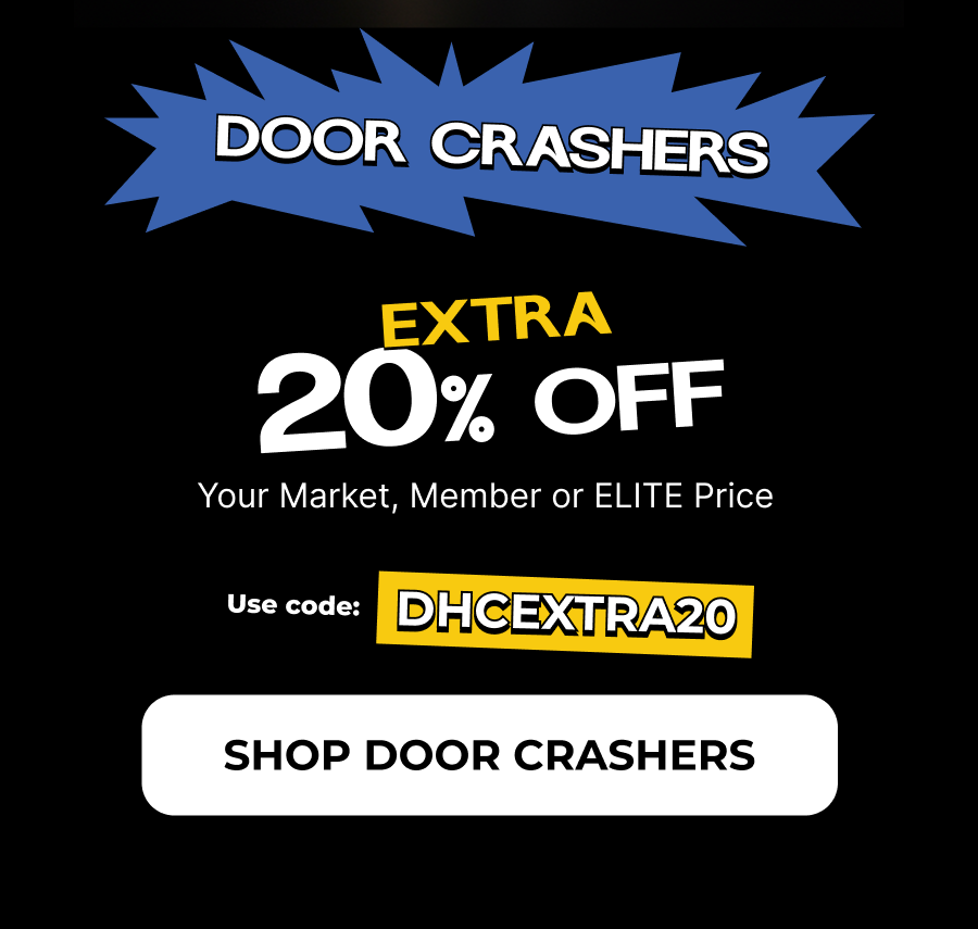 Shop door crashers