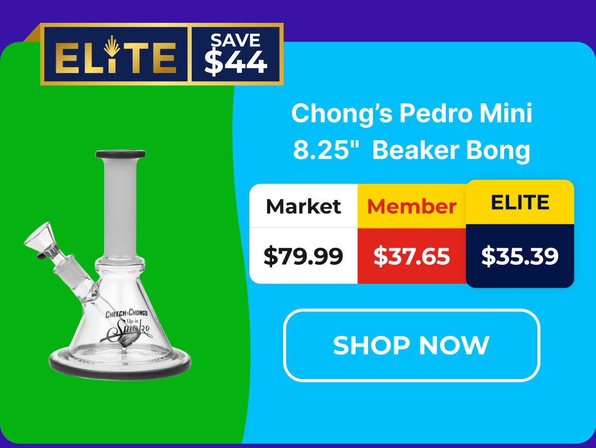 Chong's Pedro Mini 8.25"  Beaker Bong