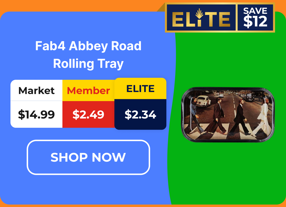 Fab4 Abbey Road Rolling Tray