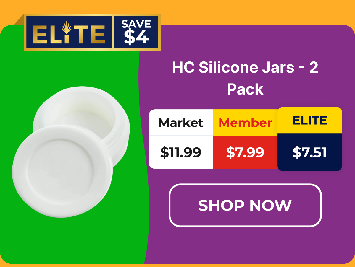 HC Silicone Jars - 2 Pack
