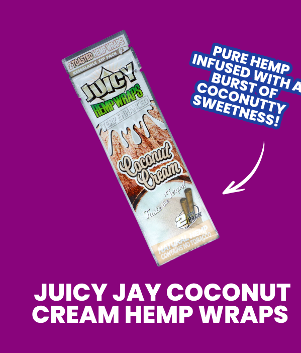 Juicy Jay Coconut Cream Hemp Wraps 