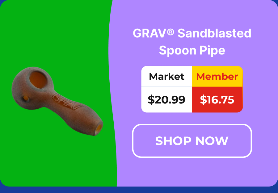 GRAV® Sandblasted Spoon Pipe