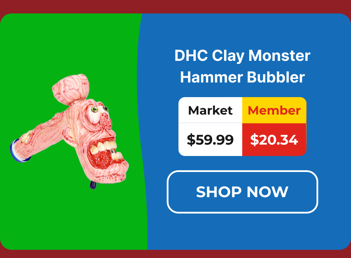 DHC Clay Monster Hammer Bubbler