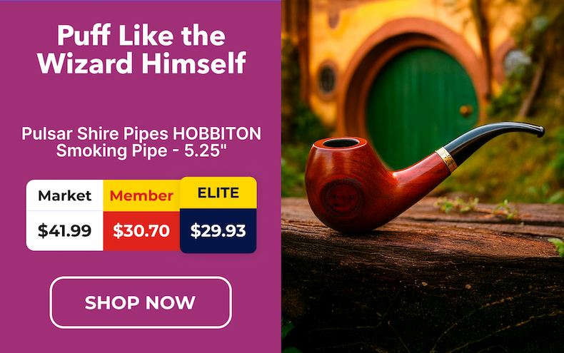 Pulsar Shire Pipes HOBBITON Smoking Pipe - 5.25"