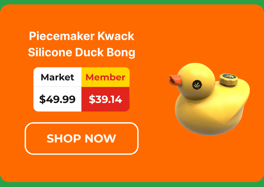 Piecemaker Kwack Silicone Duck Bong