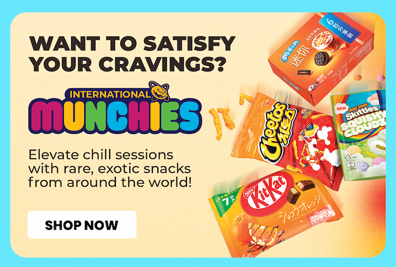 SHOP NOW : INTERNATIONAL MUNCHIES