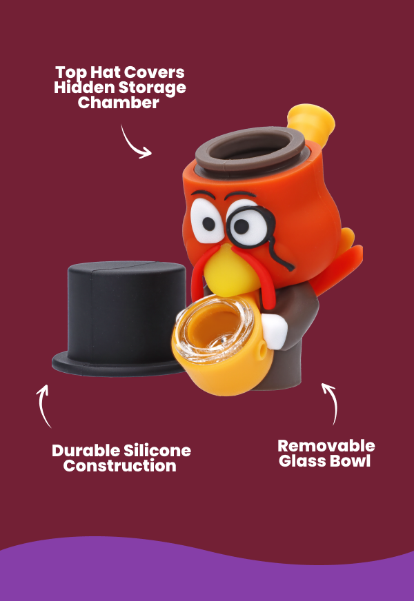 Top Hat Covers Hidden Storage Chamber 