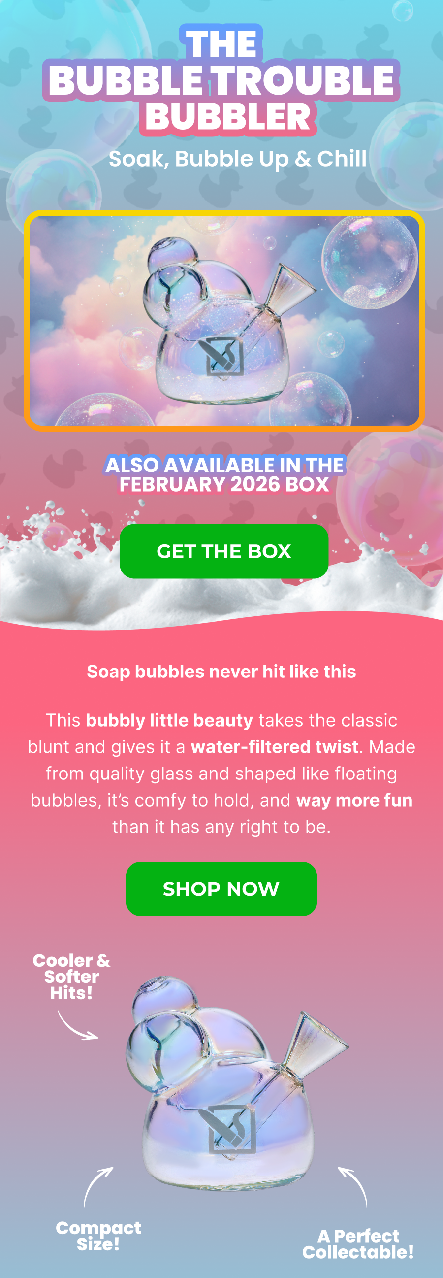 the  bubble trouble   bubbler