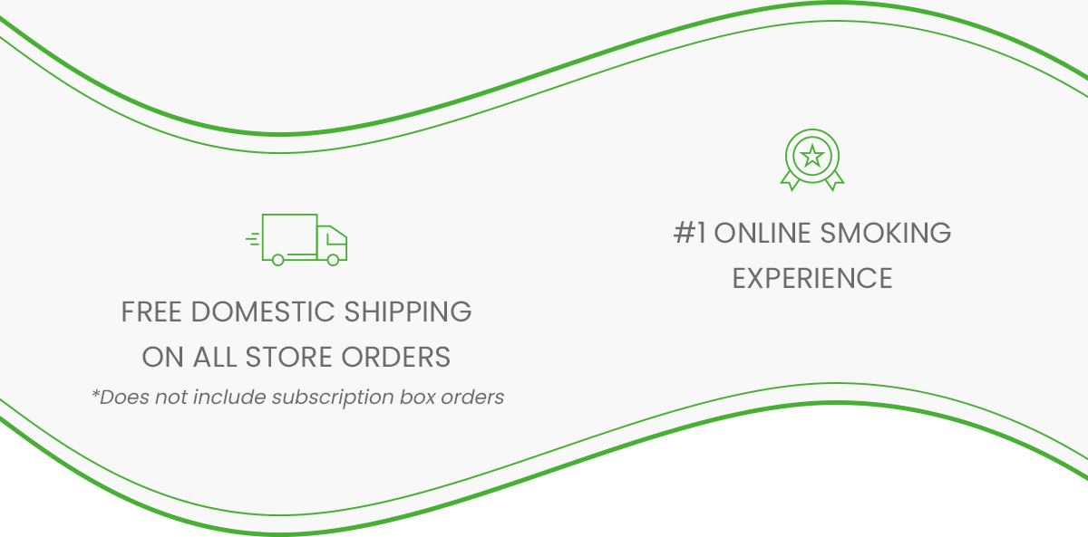 Free domestic shipping on all order, but not subscription boxes