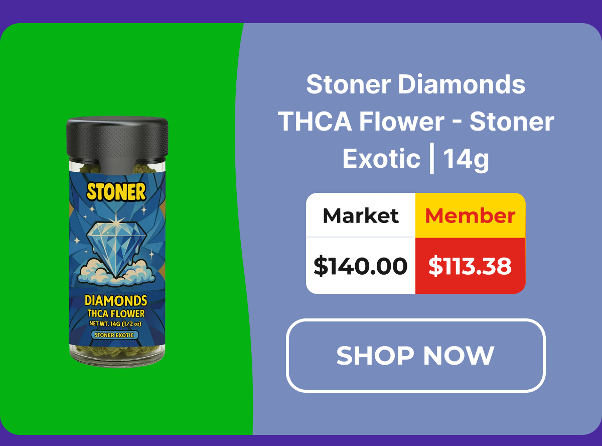 Stoner Diamonds THCA Flower - Stoner Exotic | 14g