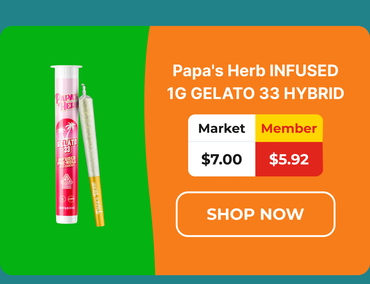 Papa's Herb INFUSED 1G GELATO 33 HYBRID