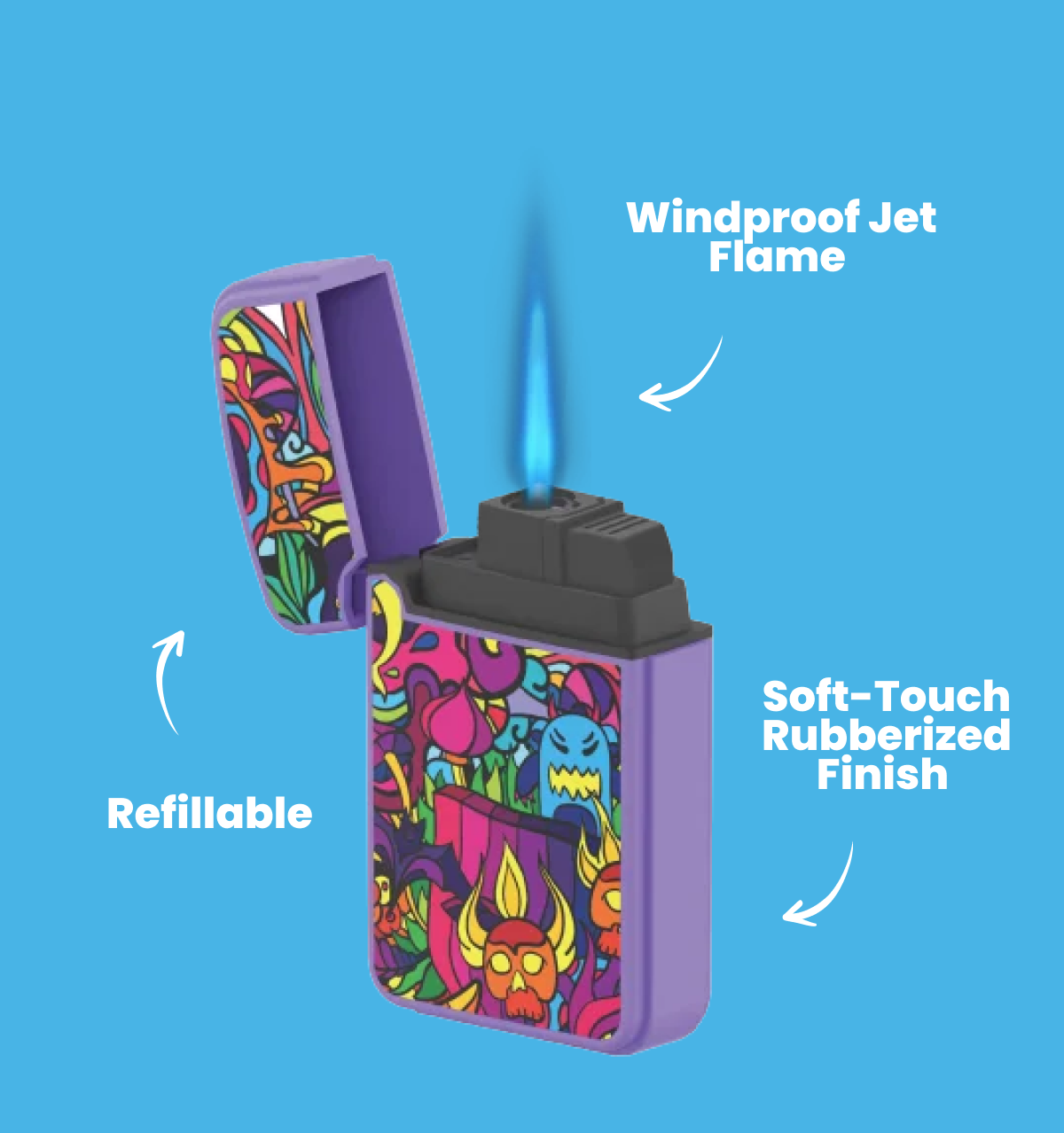 Windproof Jet Flame 