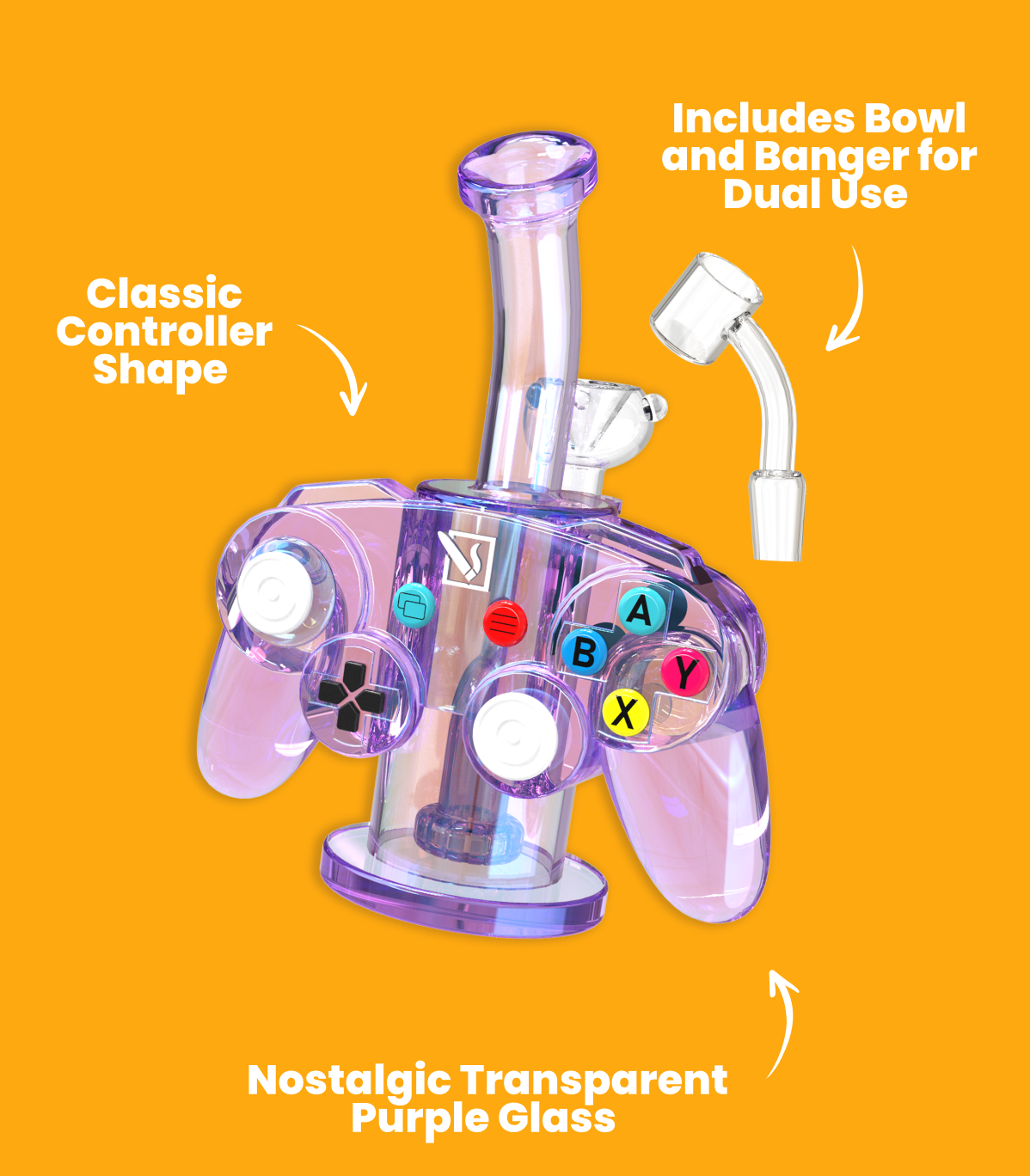 Includes Bowl and Banger for Dual Use 