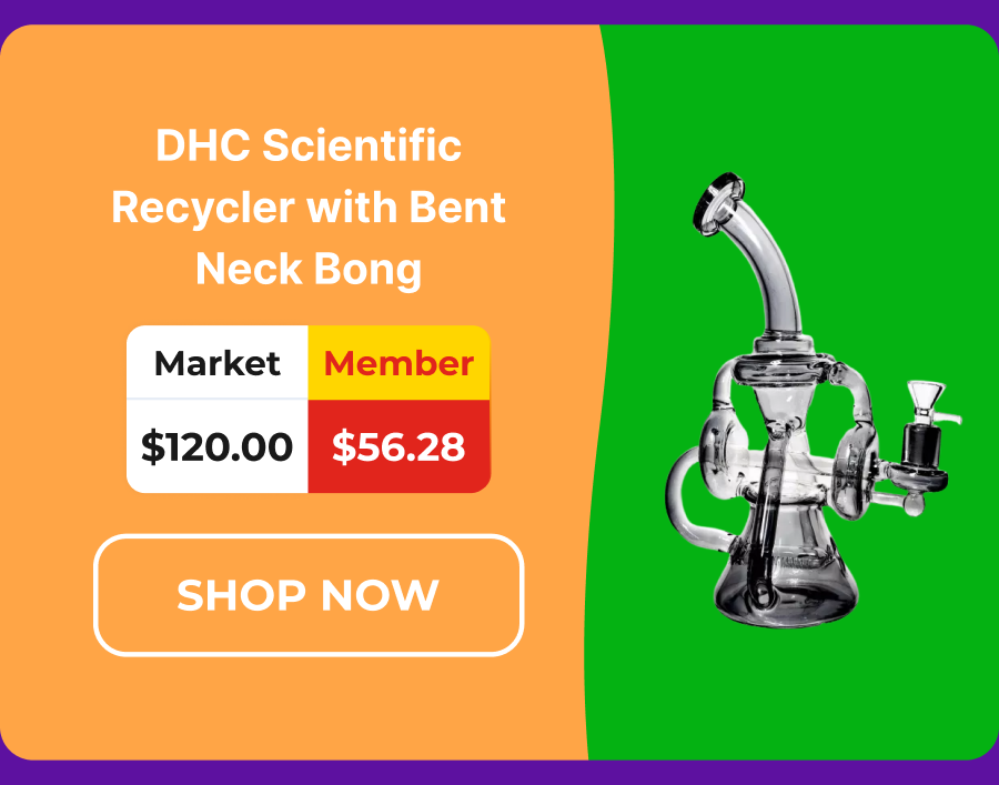 DHC Scientific Recycler with Bent Neck Bong