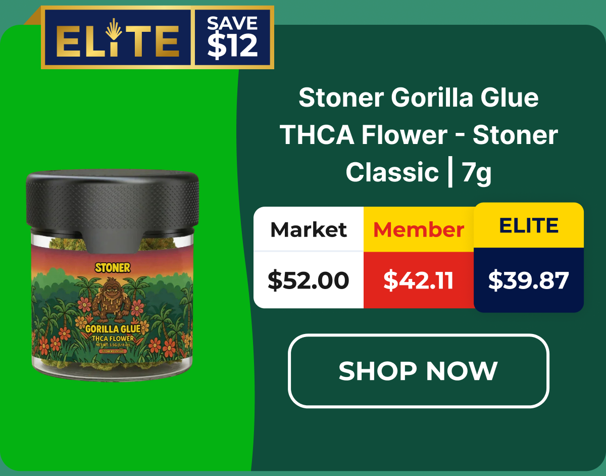 Stoner Gorilla Glue THCA Flower - Stoner Classic | 7g