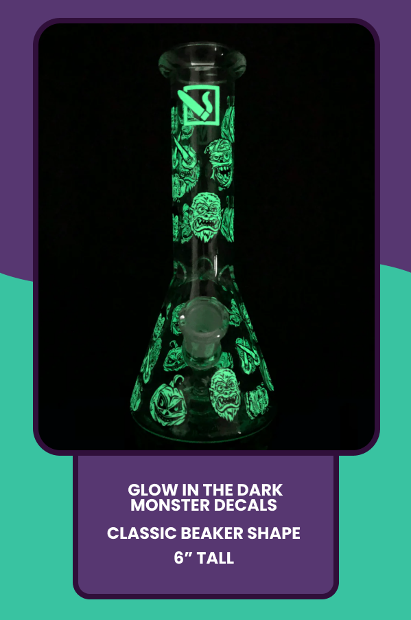 Glow in the Dark Monster Decals 