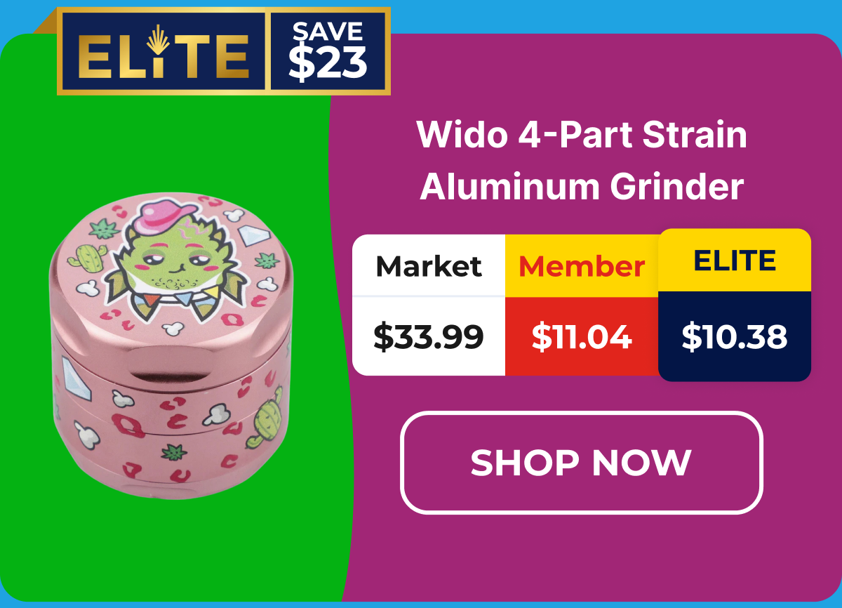 Wido 4-Part Strain Aluminum Grinder