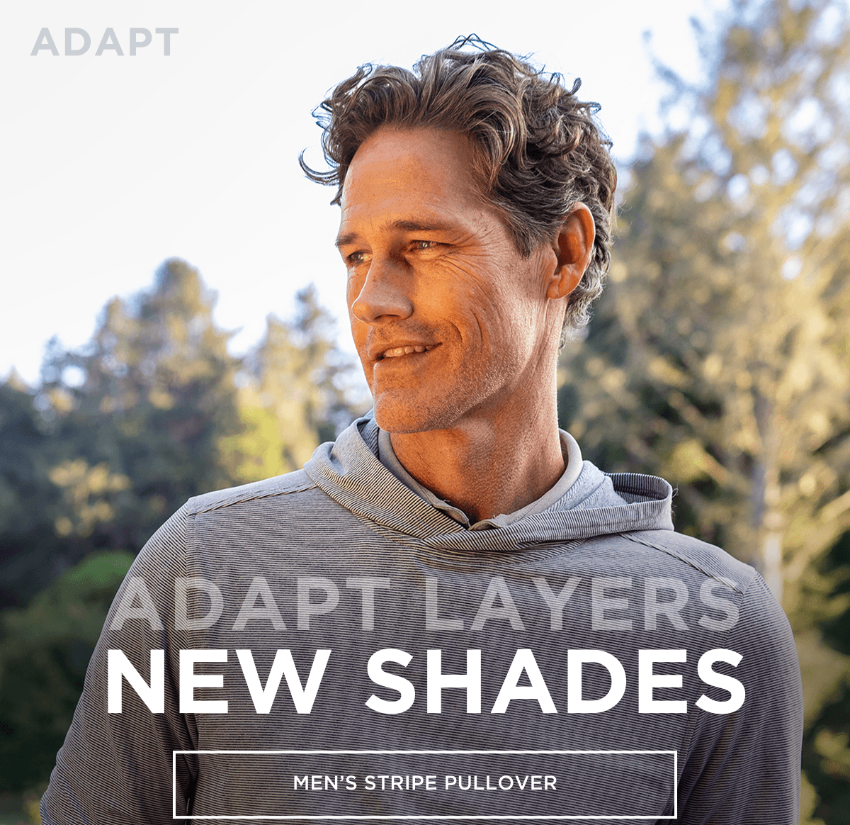 Adapt | Everyday Layers New Shades | Men's Stripe Pullover