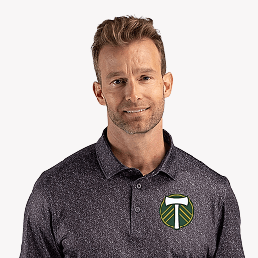Man wearing Pike Polo