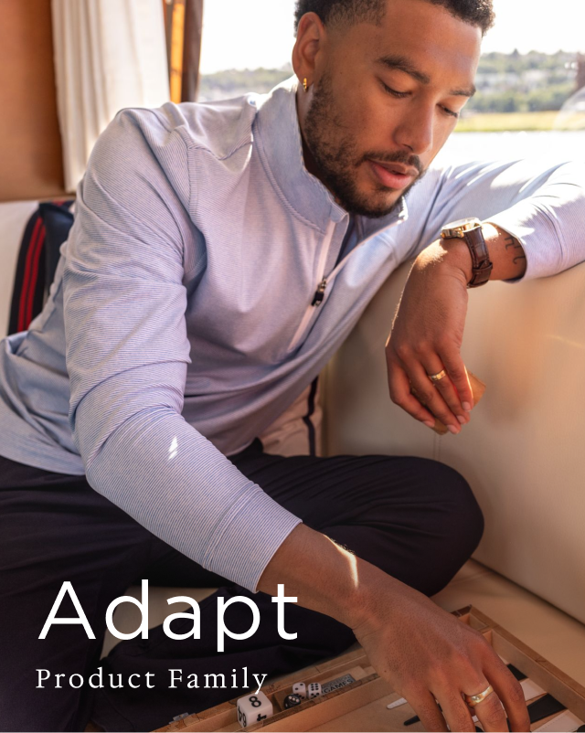 Man wearing Adapt Pullover | Adapt Product Family