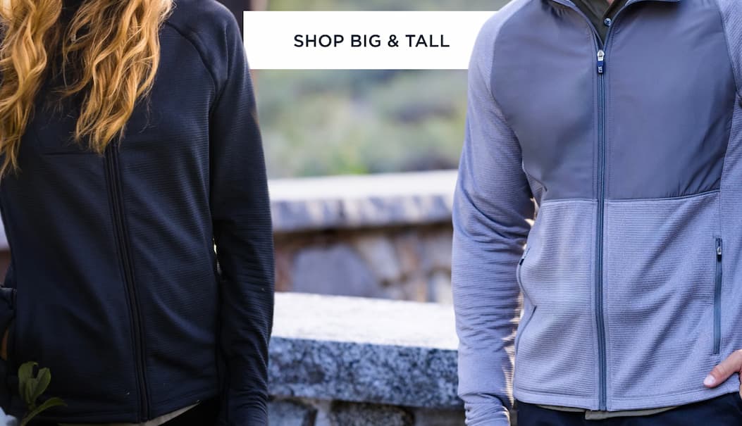 Use code STAYWARM30 for 30% Off Outerwear & Layers | Shop Big & Tall