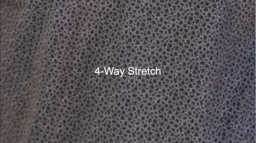 Closeup on Pike fabric 4-Way Stretch
