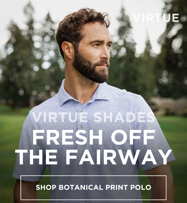 Virtue Shades Fresh off the Fairway | Shop Botanical Print Polo