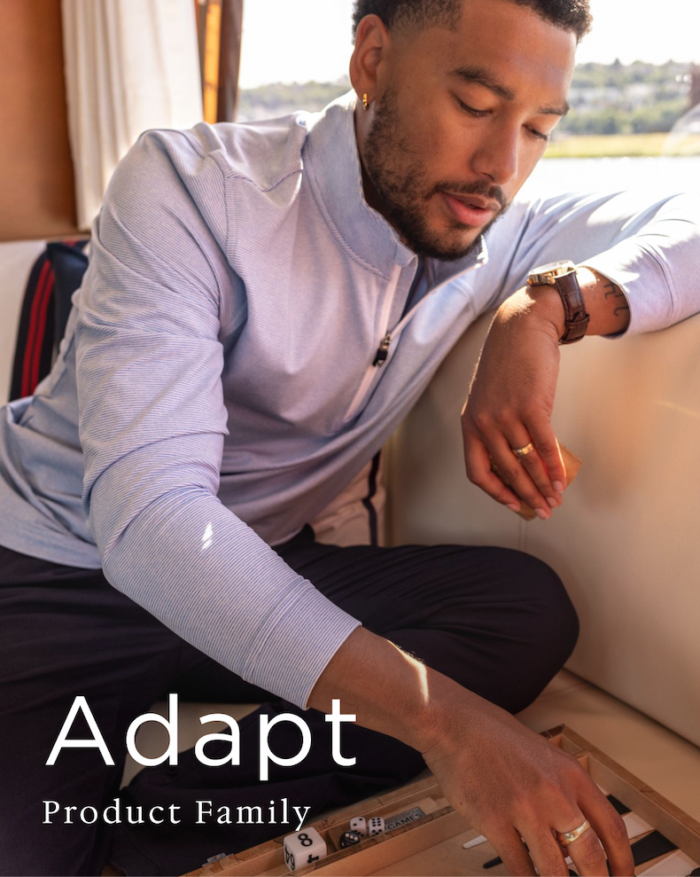 Man wearing Adapt Pullover | Adapt Product Family