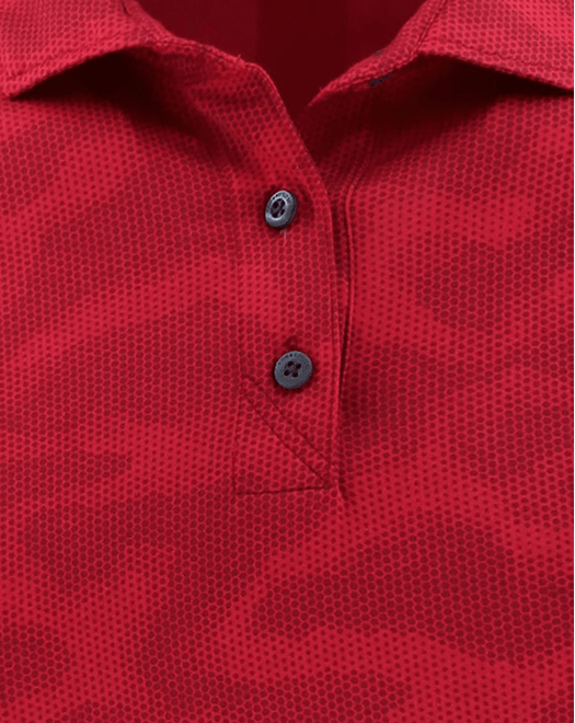 Close-up of Camo Polo
