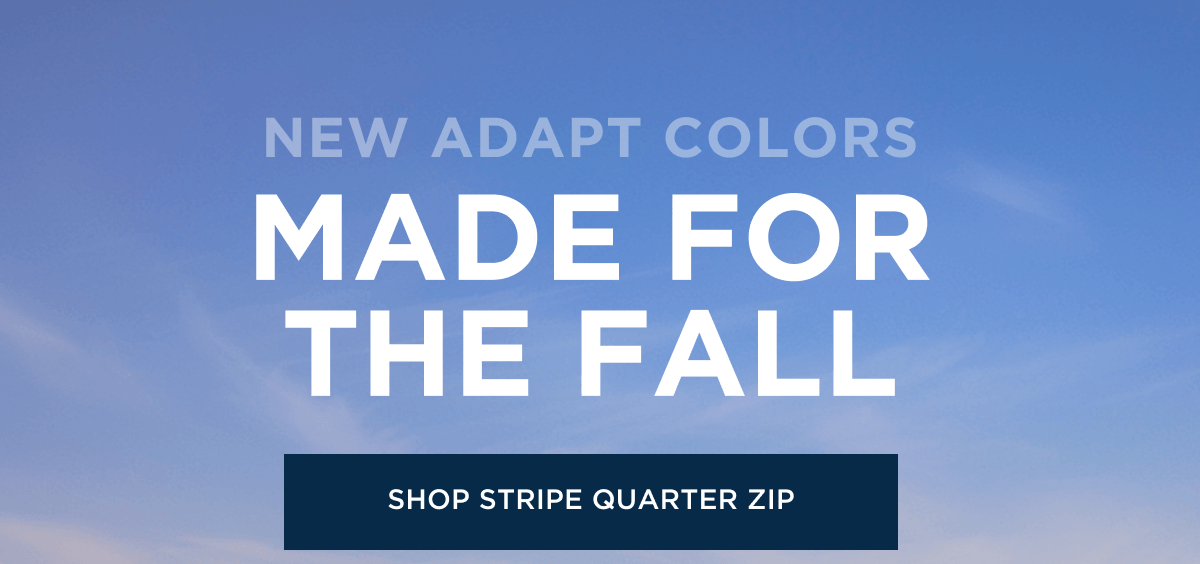 New Adapt Colors Made for Fall | Shop Stripe Quarter Zip