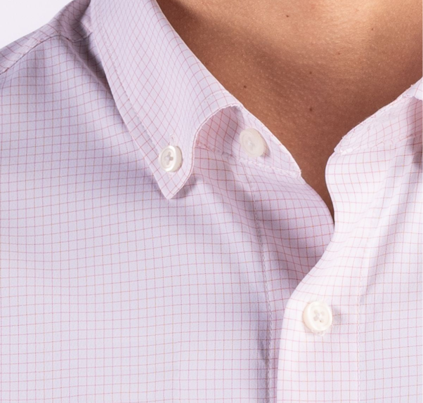 Man wearing Skyline dress shirt