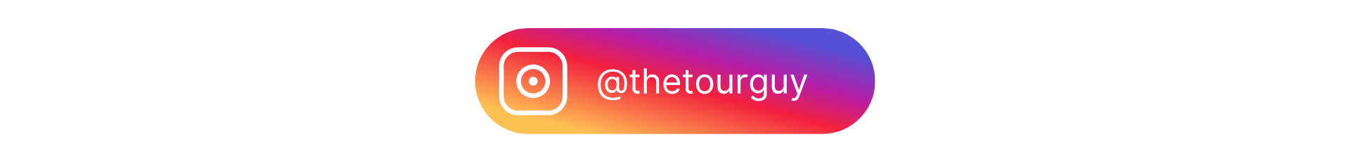 Instagram follow button with handle @thetourguy
