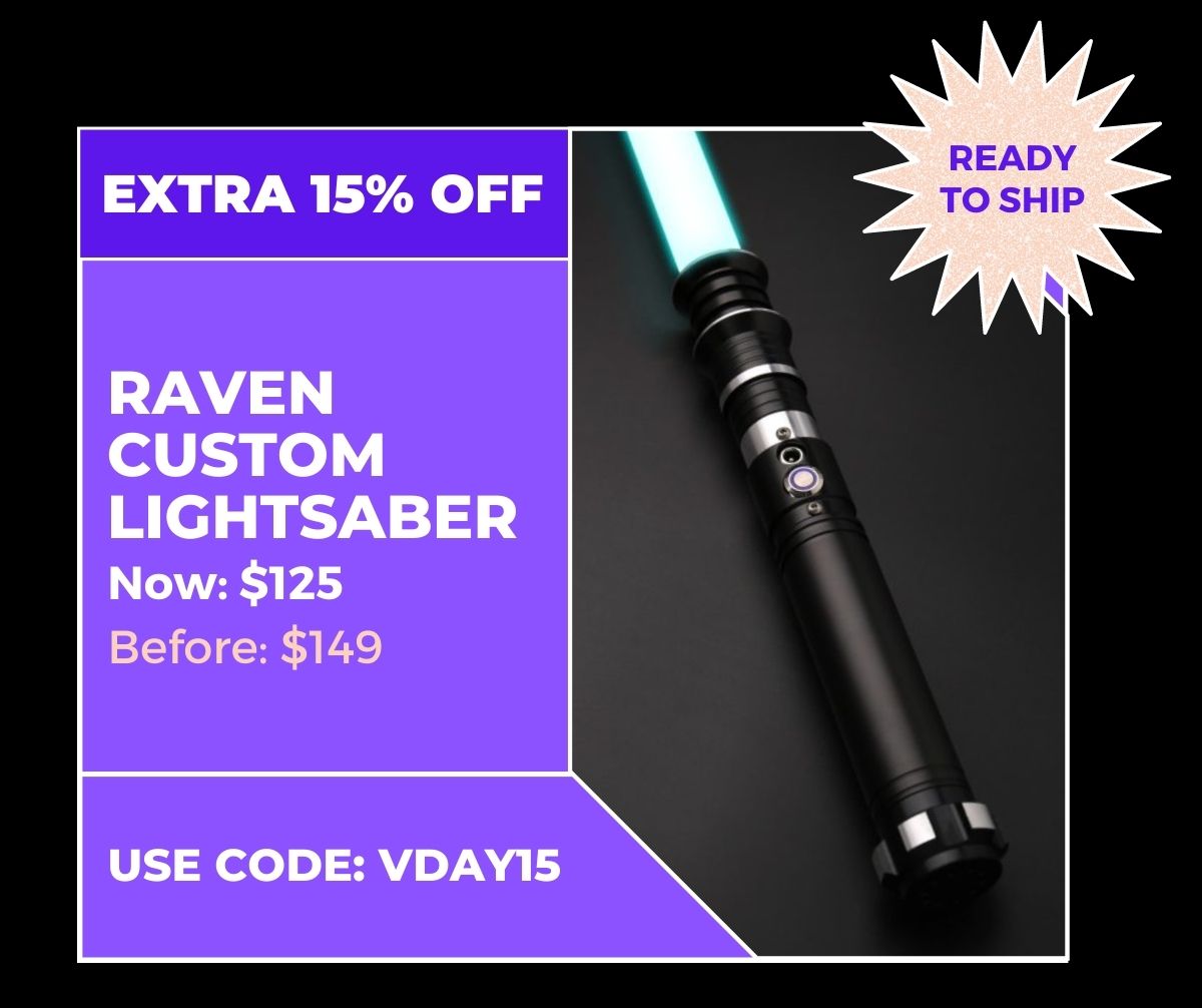 Can't wait for your new lightsaber? Zia Sabers