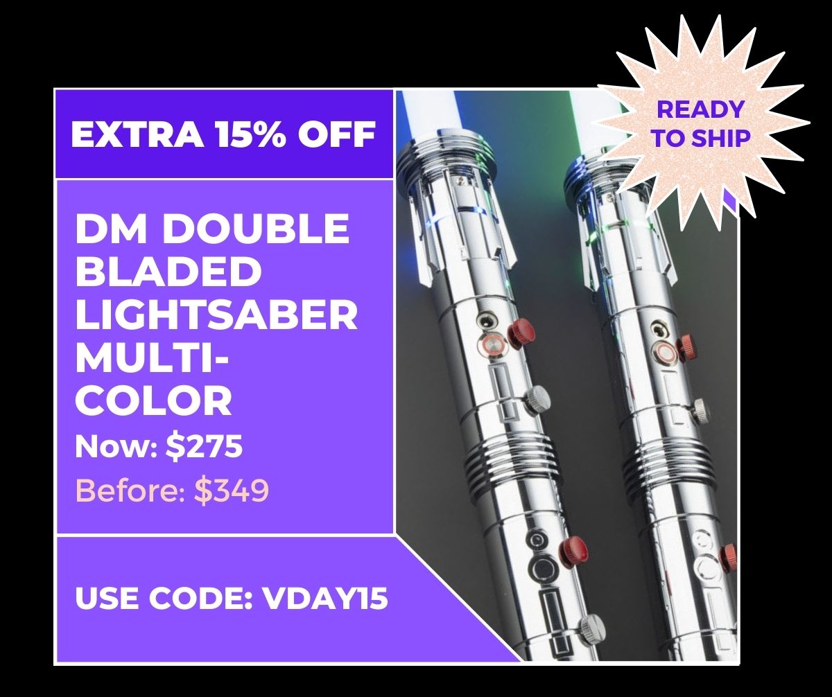 Can't wait for your new lightsaber? Zia Sabers